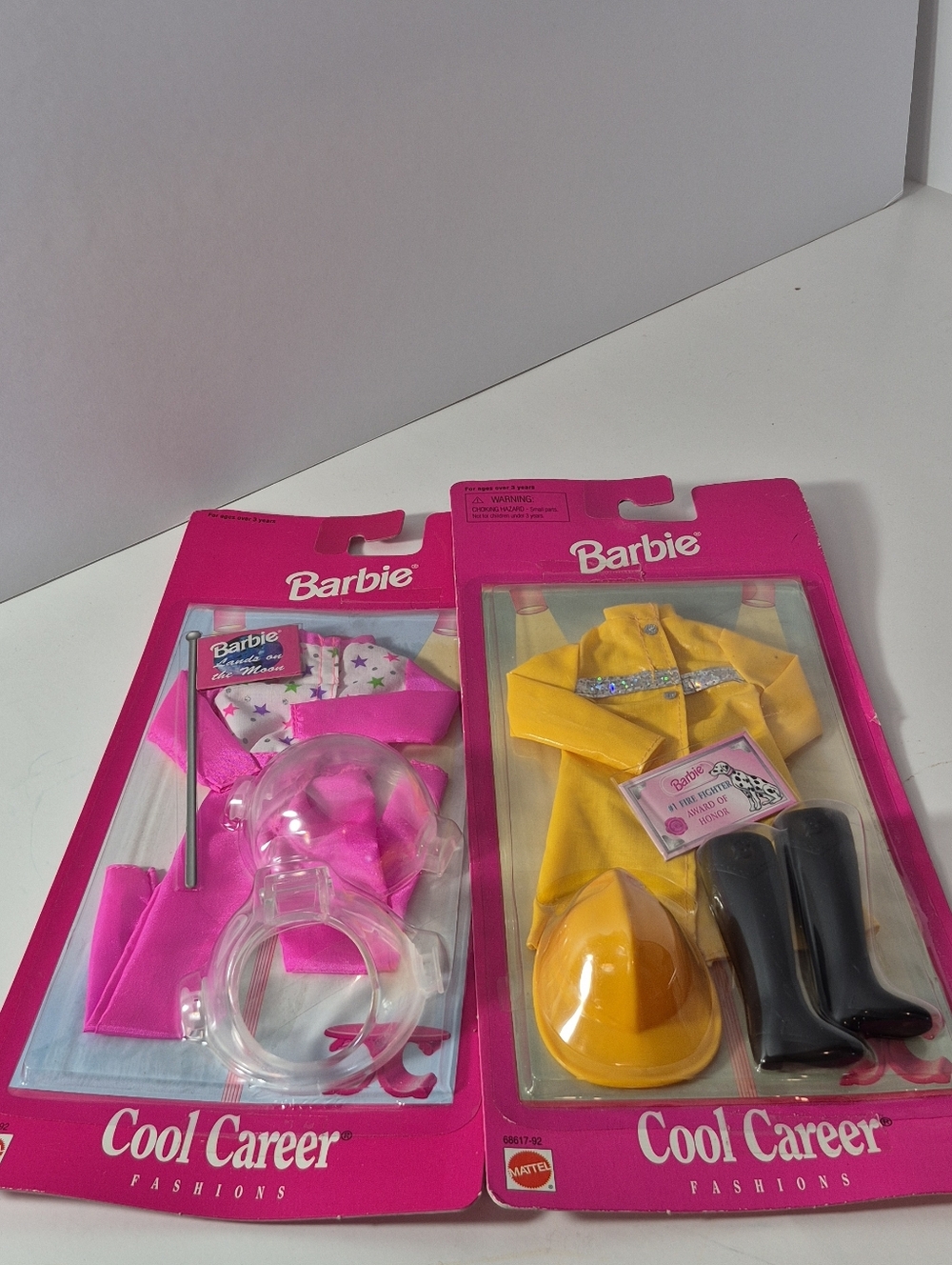 Barbie Cool Career Fashion Astronaut Firefighter Vintage NOS 1997 Doll Clothes